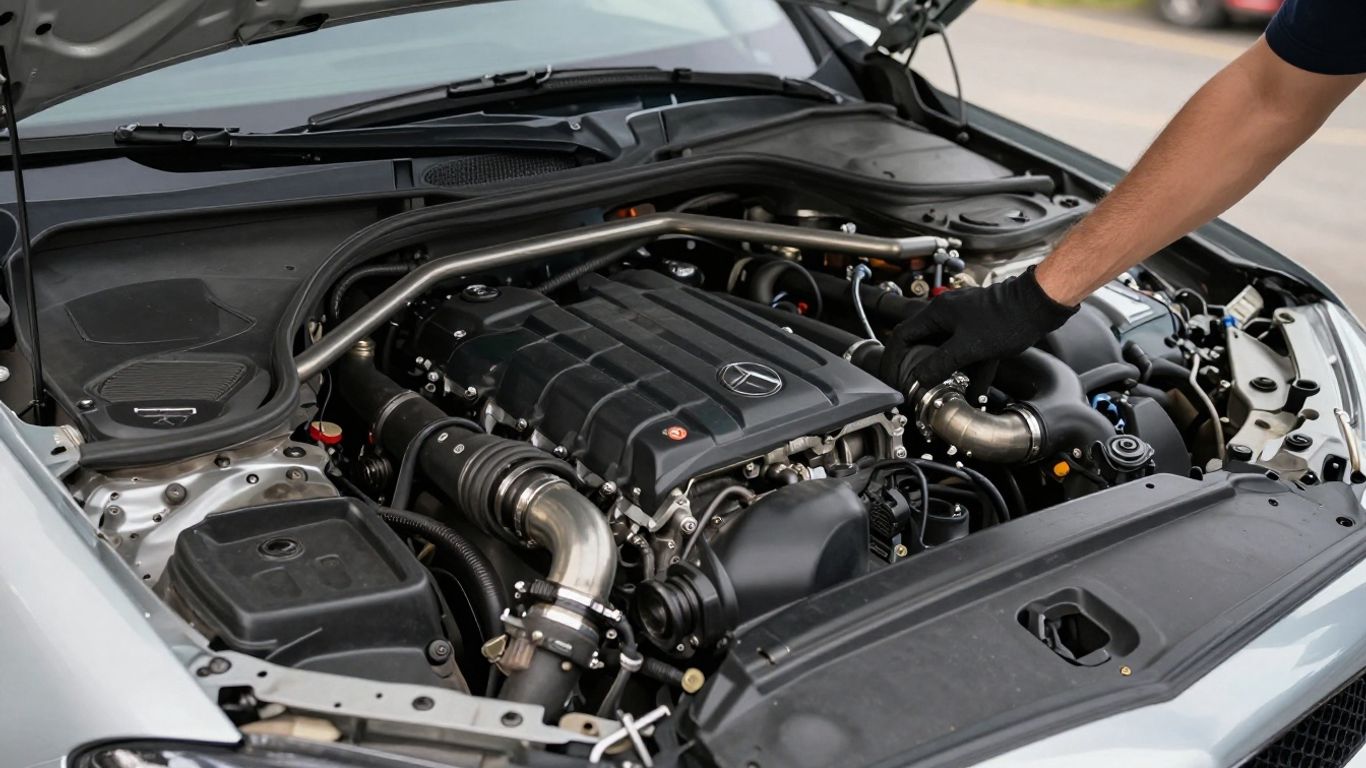 Engine bay inspection for rough idle