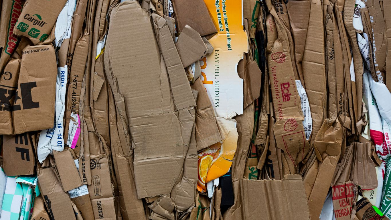 cardboard lot