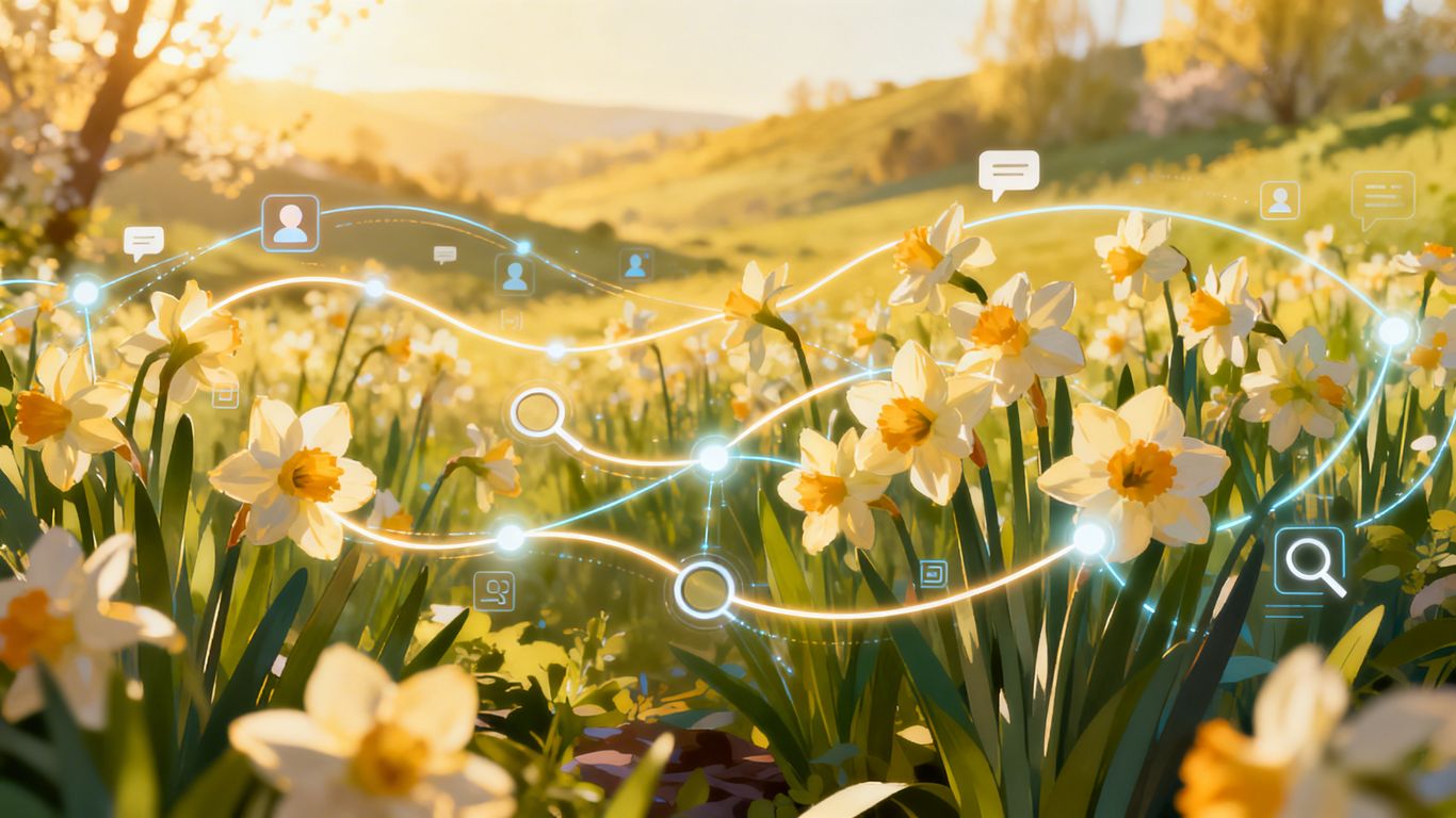 Spring marketing trends with SEO and social media.