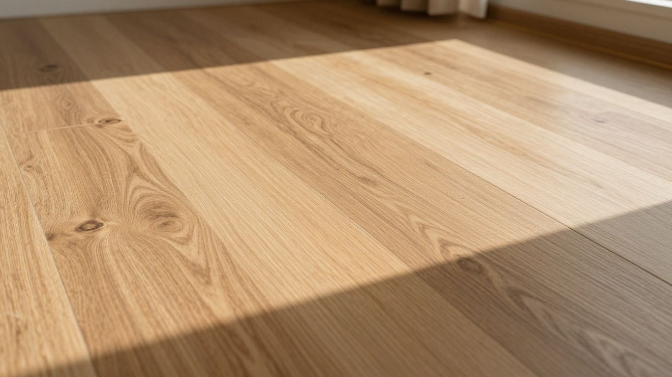 Laminate flooring in a sunny conservatory.