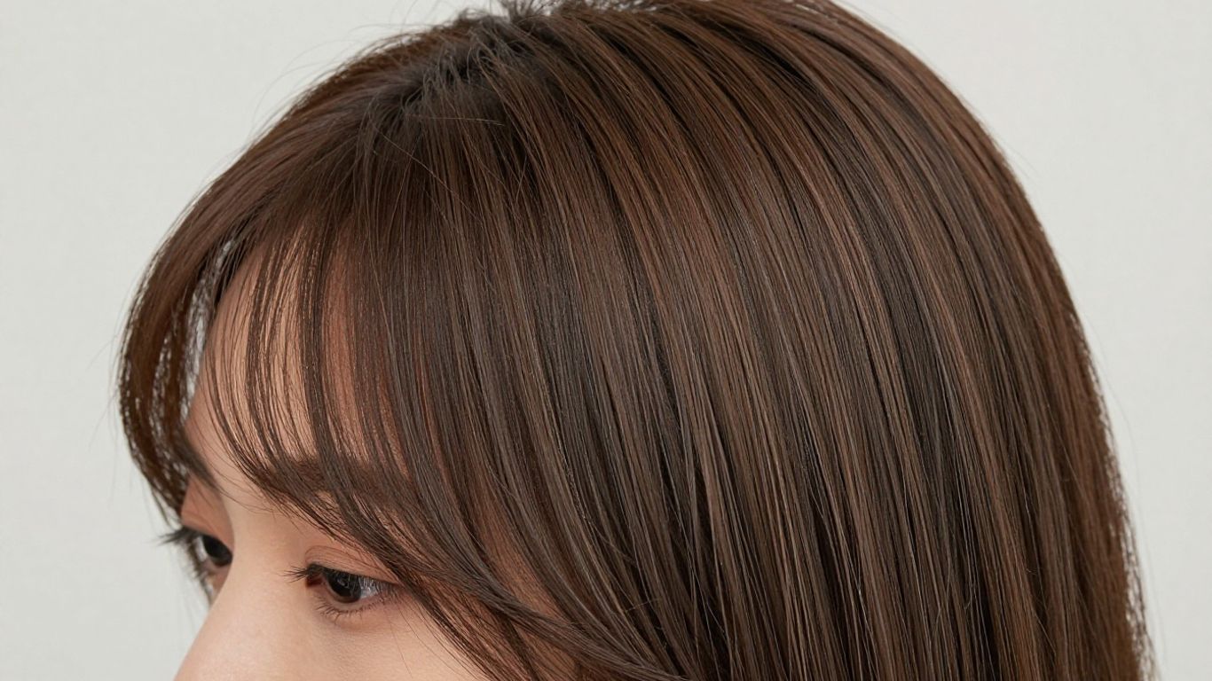 Woman with natural hair and synthetic hair topper