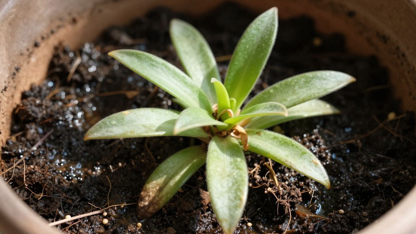 Welke plant met te natte aarde