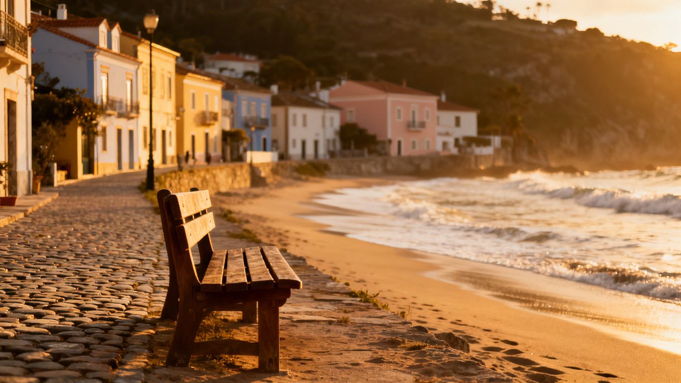 Peaceful travel destination during shoulder season.