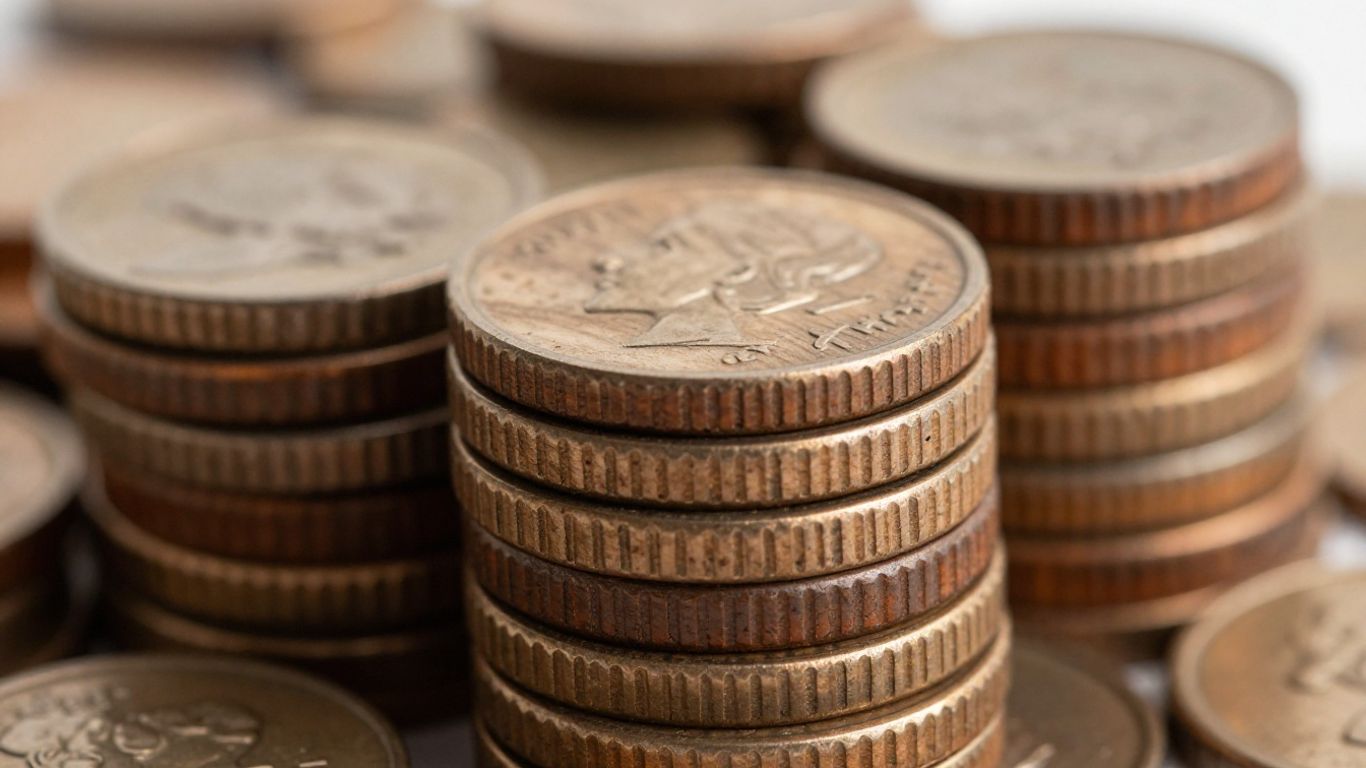 Stack of wooden nickels for sale in Tampa.
