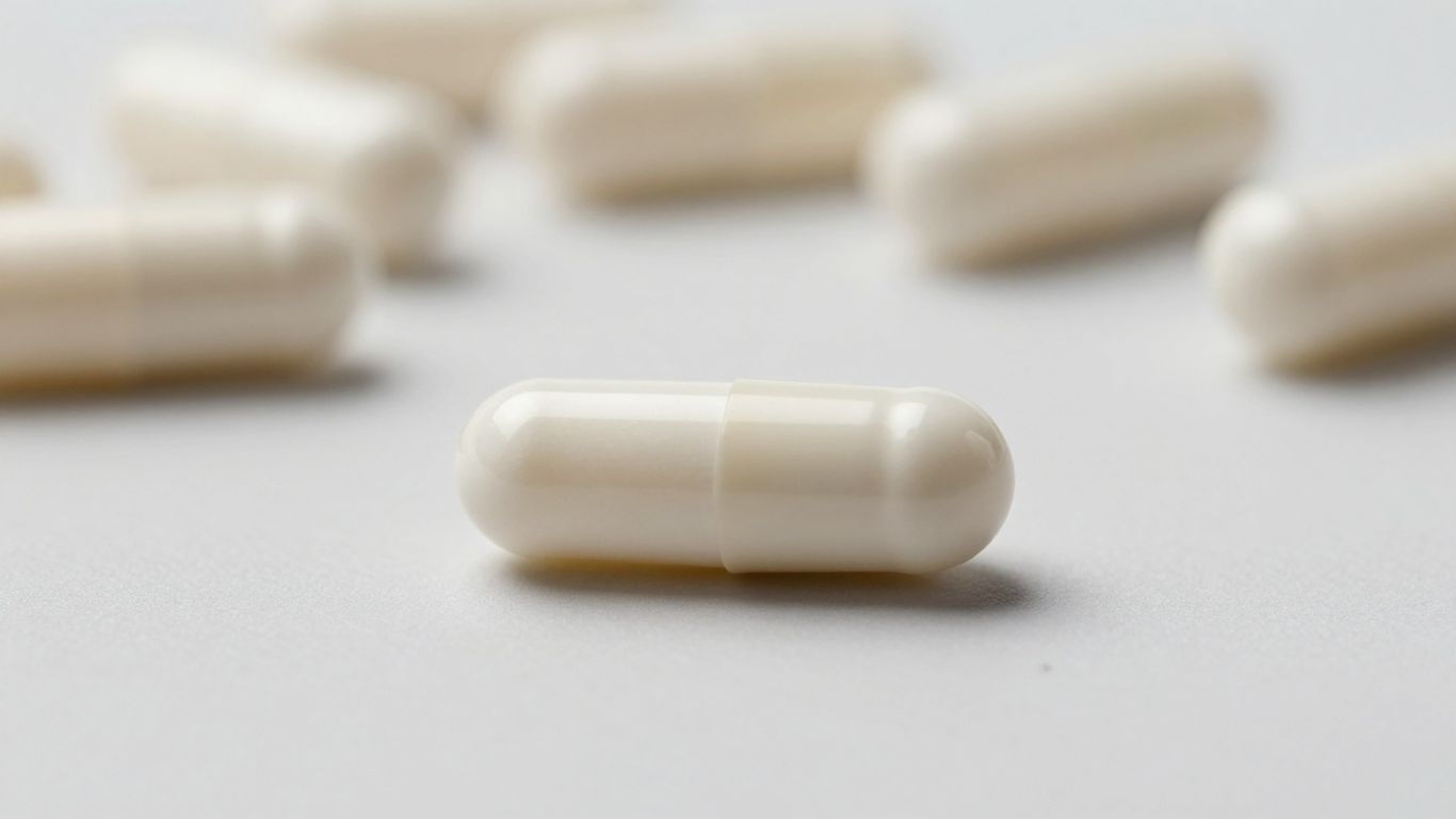 TB500 capsule on a neutral surface.