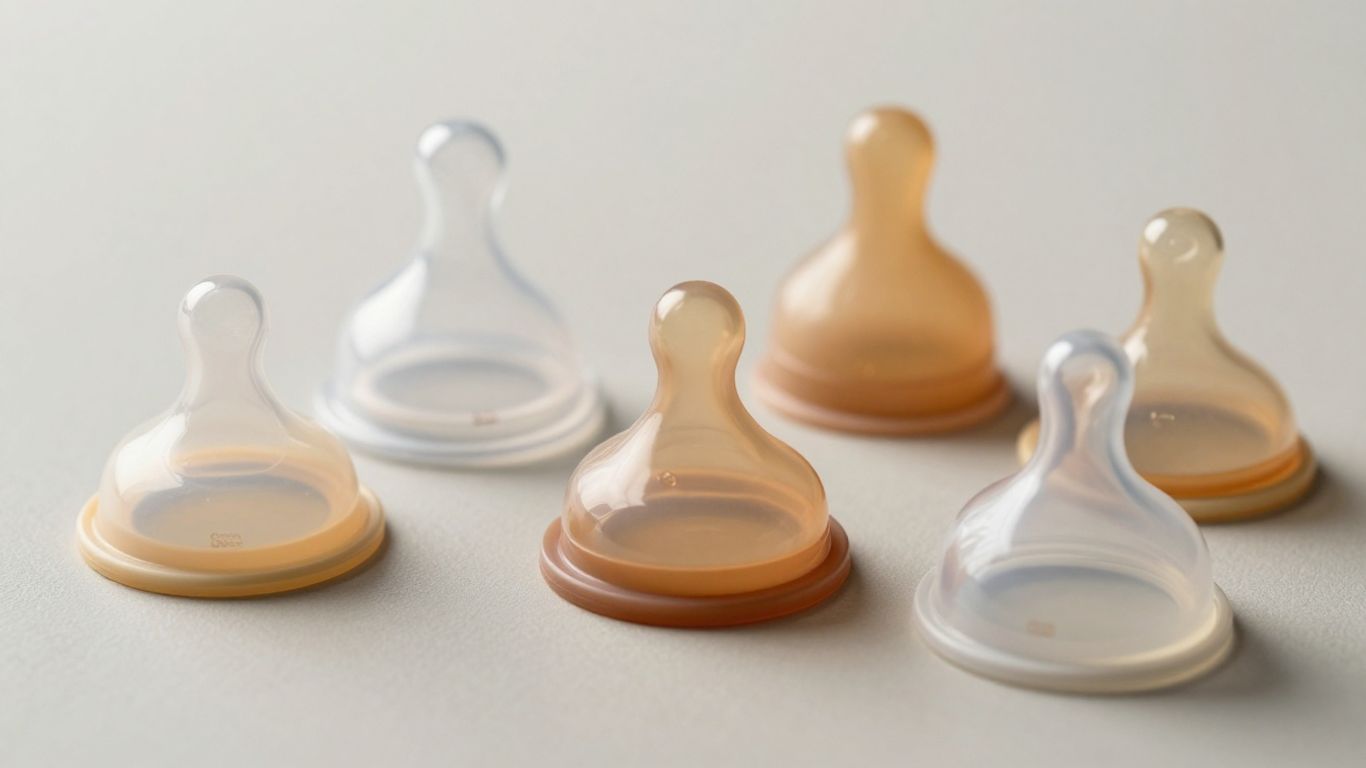 Tetinas Suavinex de diferentes formas y tamaños.