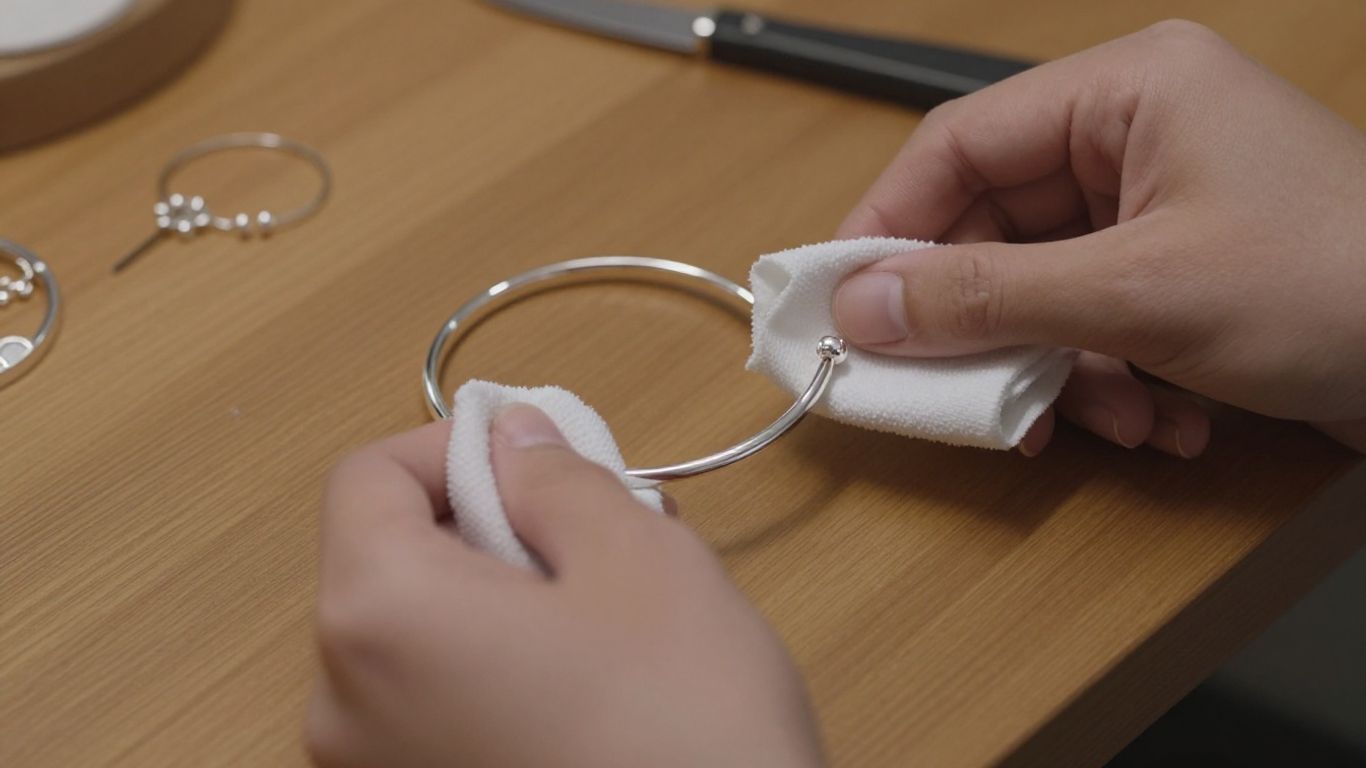 Cleaning high purity silver jewelry at home