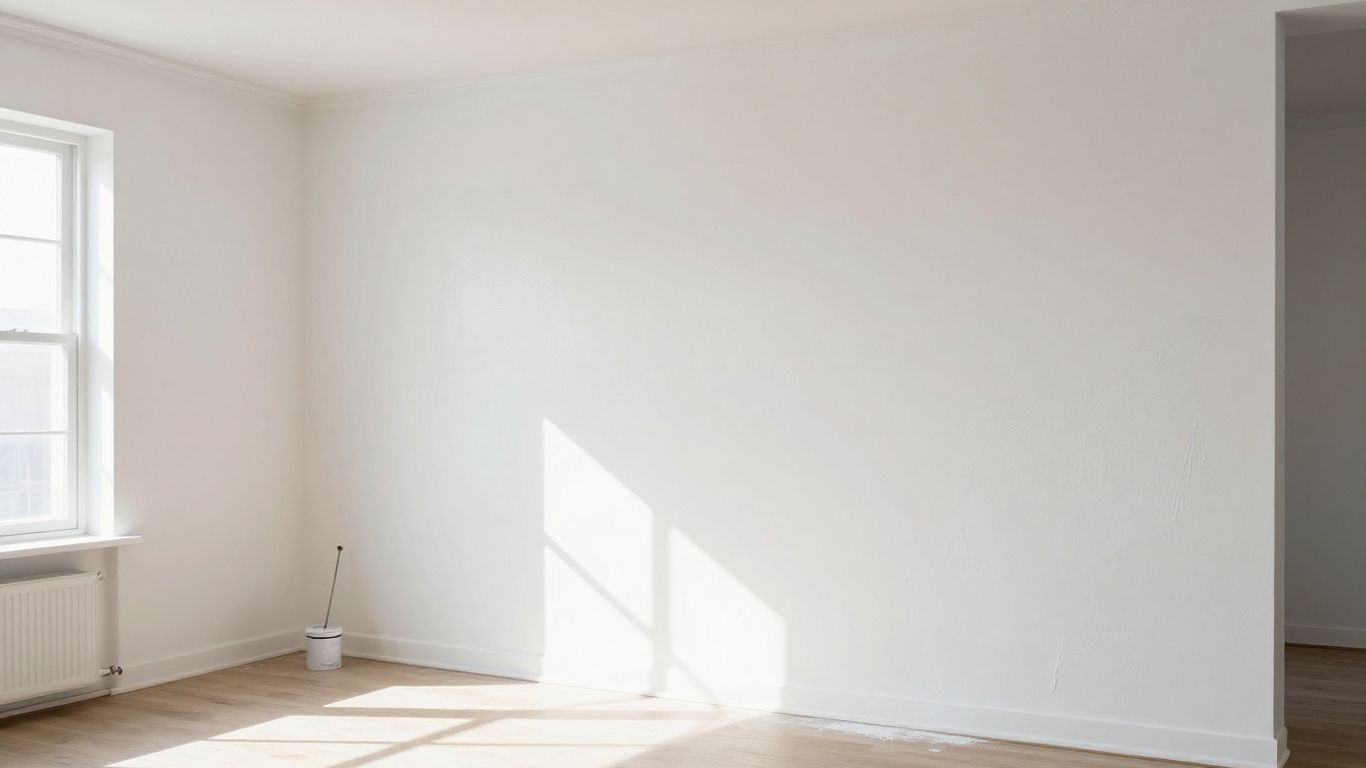 Home interior painting in progress, clean and bright.