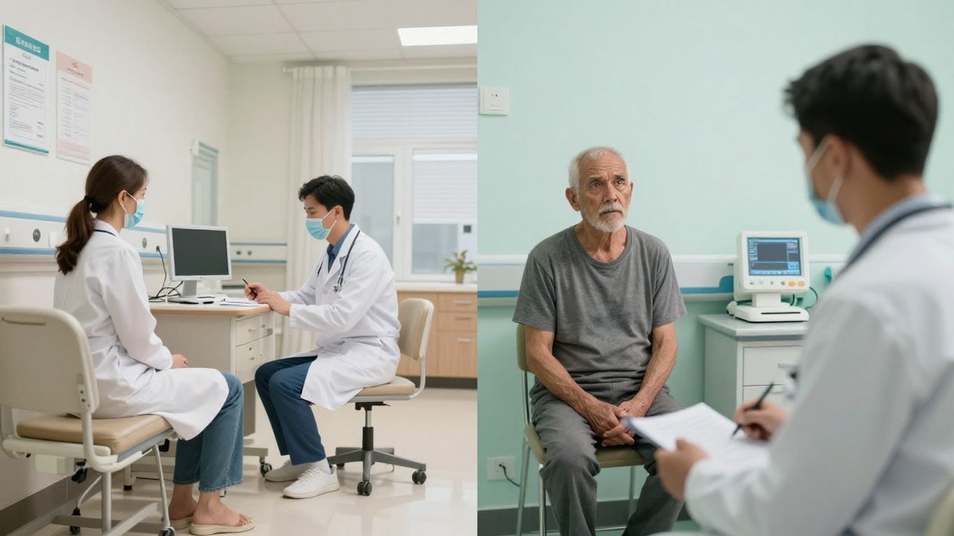 Disparități în accesul la servicii medicale, spital vs. clinică rurală.