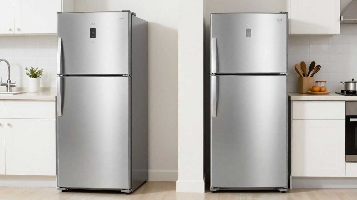 Refrigeradores compactos y de tamaño completo para Airbnb.