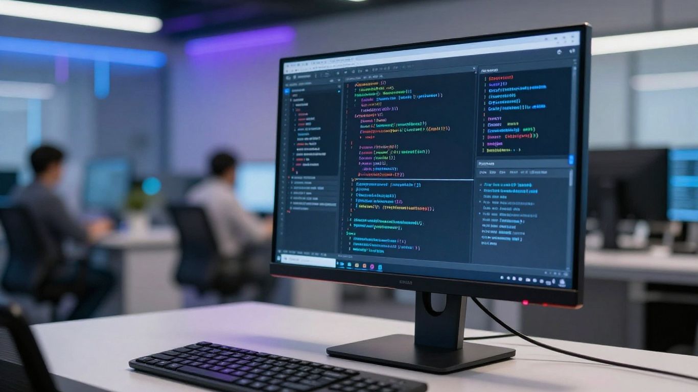 ภาพถ่ายแสดงการทำงานของ AI กับข้อมูล SEO