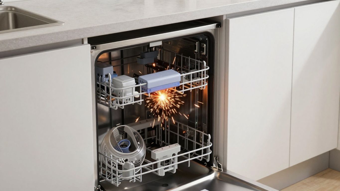 Lave-vaisselle qui fait disjoncter l'électricité.