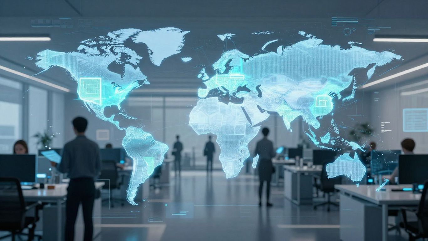 Remote work geo-fencing protocols with Zoho People.