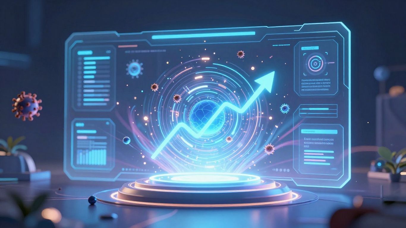 AI interface with viral growth elements