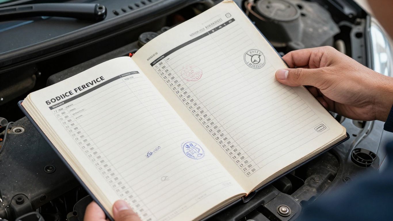 Wartungsnachweis eines gebrauchten Fahrzeugs