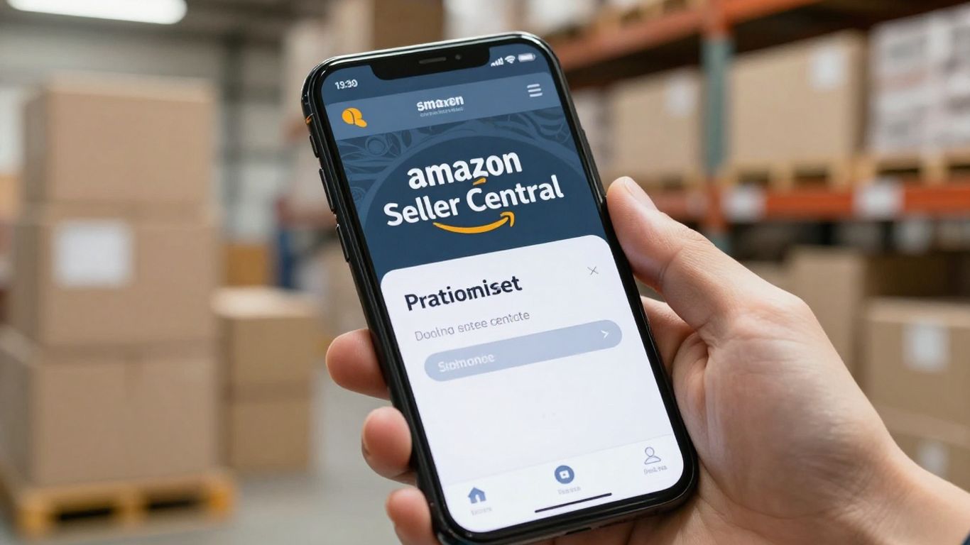 Amazon FBA growth tactics on a smartphone screen.