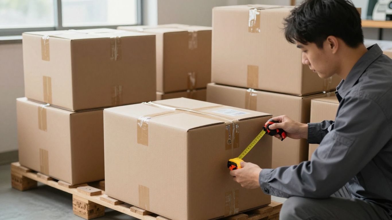 Supplier cartons prepared for coordinated pickup