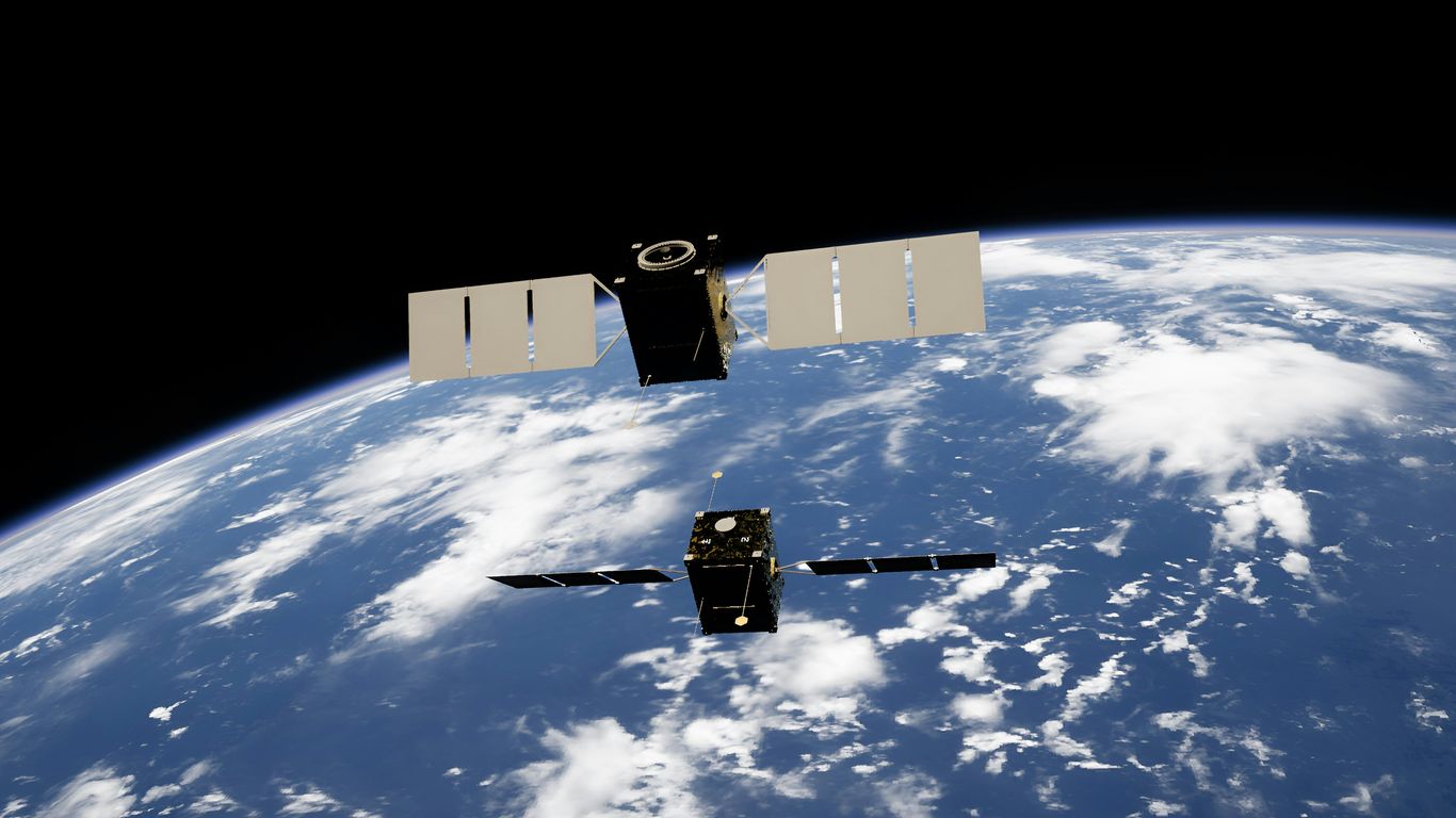 Global satellite mobile communication network