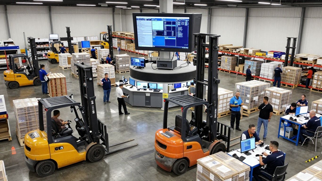 Distribution centers and operations teams managing supply chain.