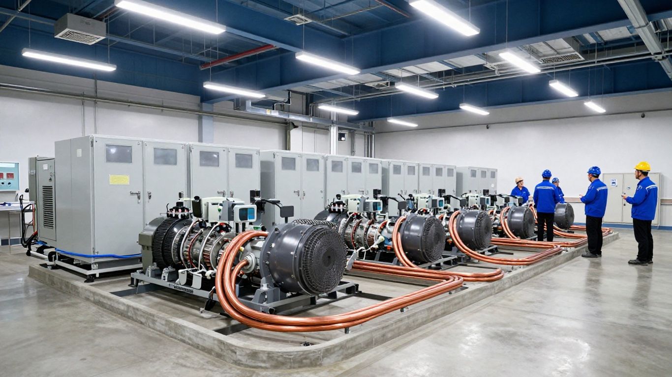 Hospital microgrid equipment and distribution