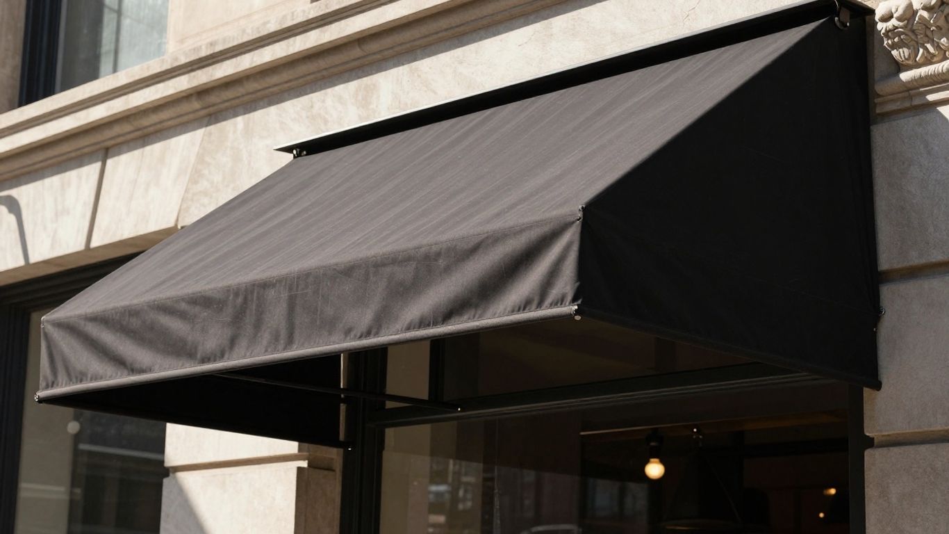 Durable Chicago awning installed on a building.