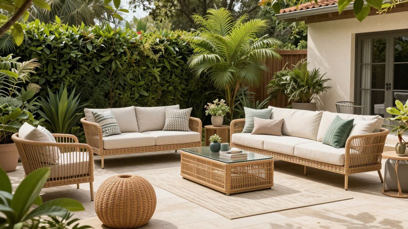Patio furniture options: budget to premium styles.