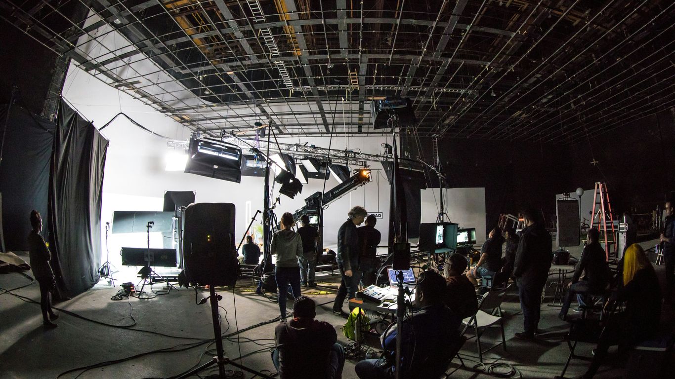 Professional production setup for cinematic brand storytelling