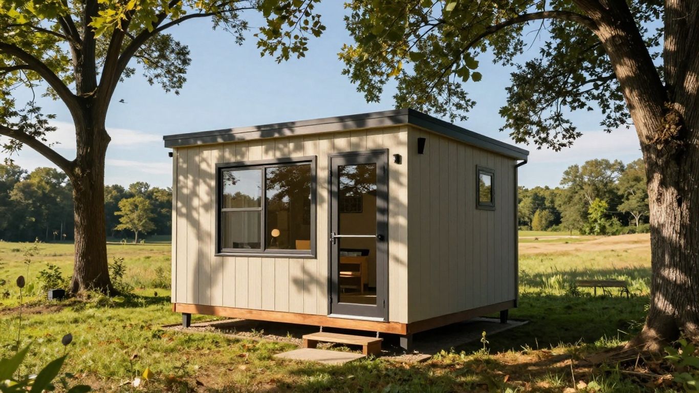 Ohio tiny home in a natural setting.