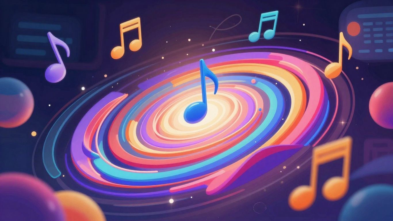 AI music video creation interface