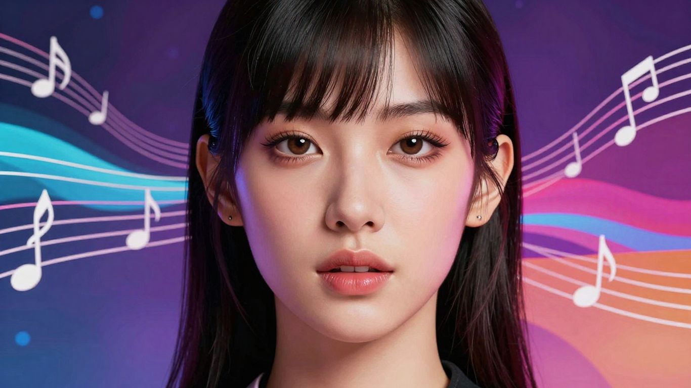 AI lip sync music video concept
