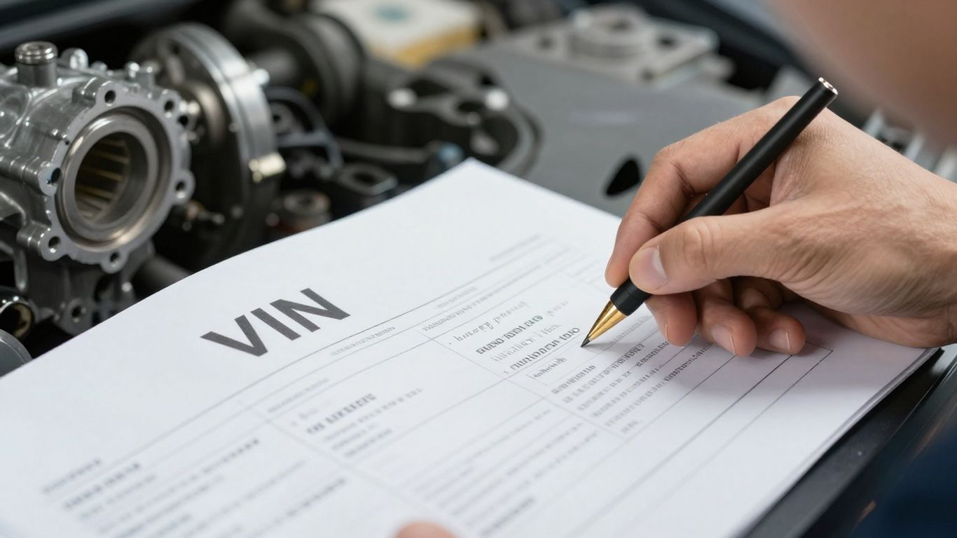 Vehicle identification data for gearbox matching