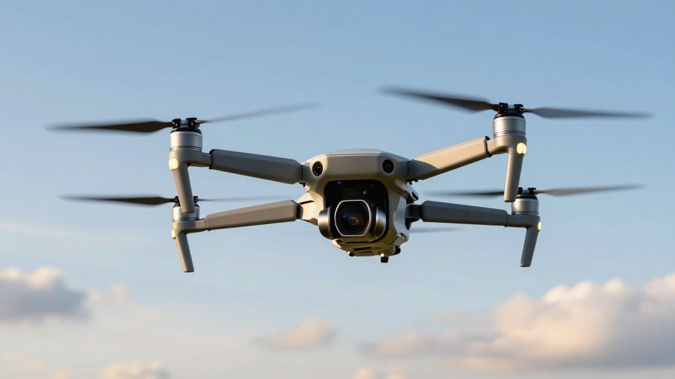 DJI Mavic Air 3 drone in flight.