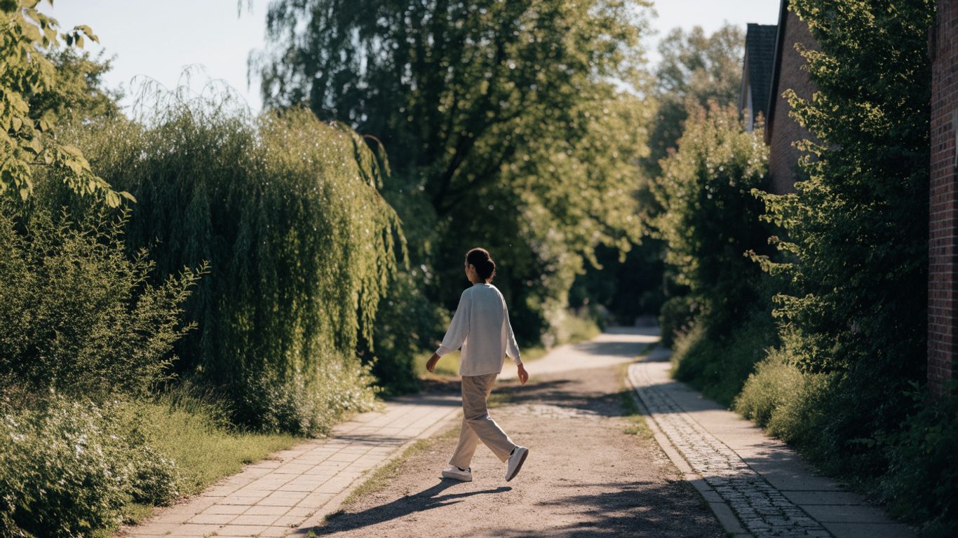 Is Type 2 Diabetes Dangerous? What to Know 5 A person walking outdoors on a quiet path