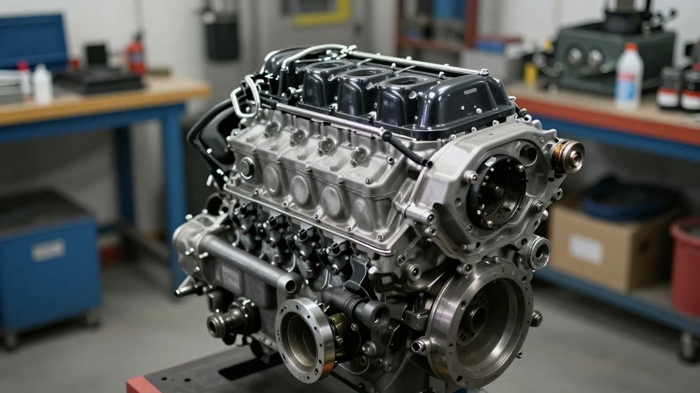 Used Chrysler engine ready for installation in Geelong.