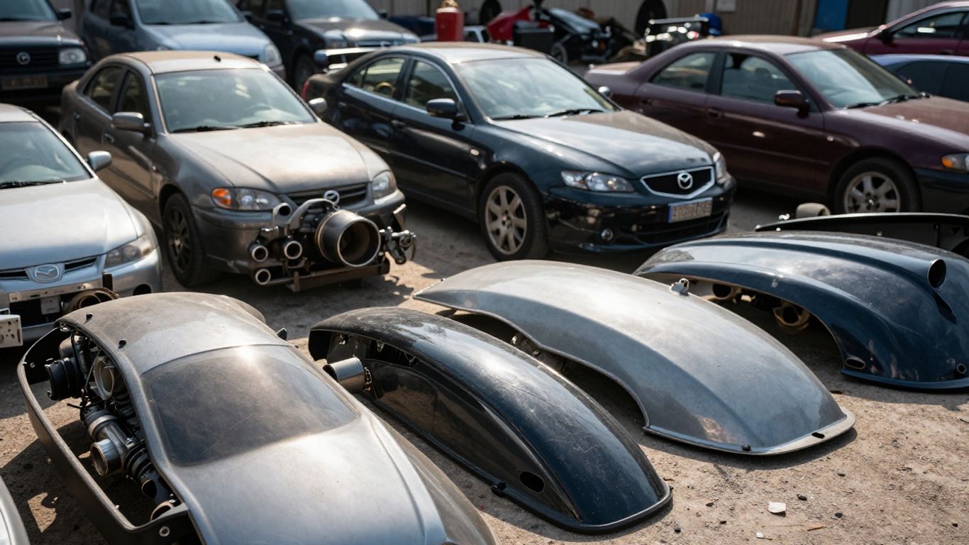 Used Mazda car parts in Blacktown, Sydney.