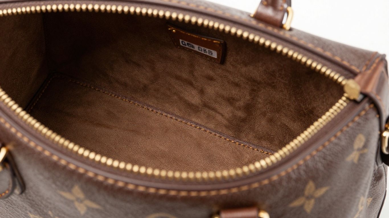 Designer-Handtasche mit Seriennummer