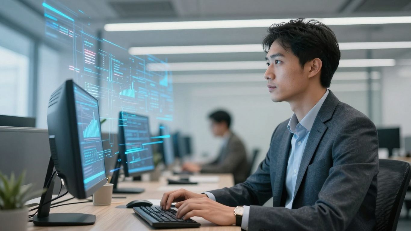 Modern SaaS CRO looking towards a digital future.