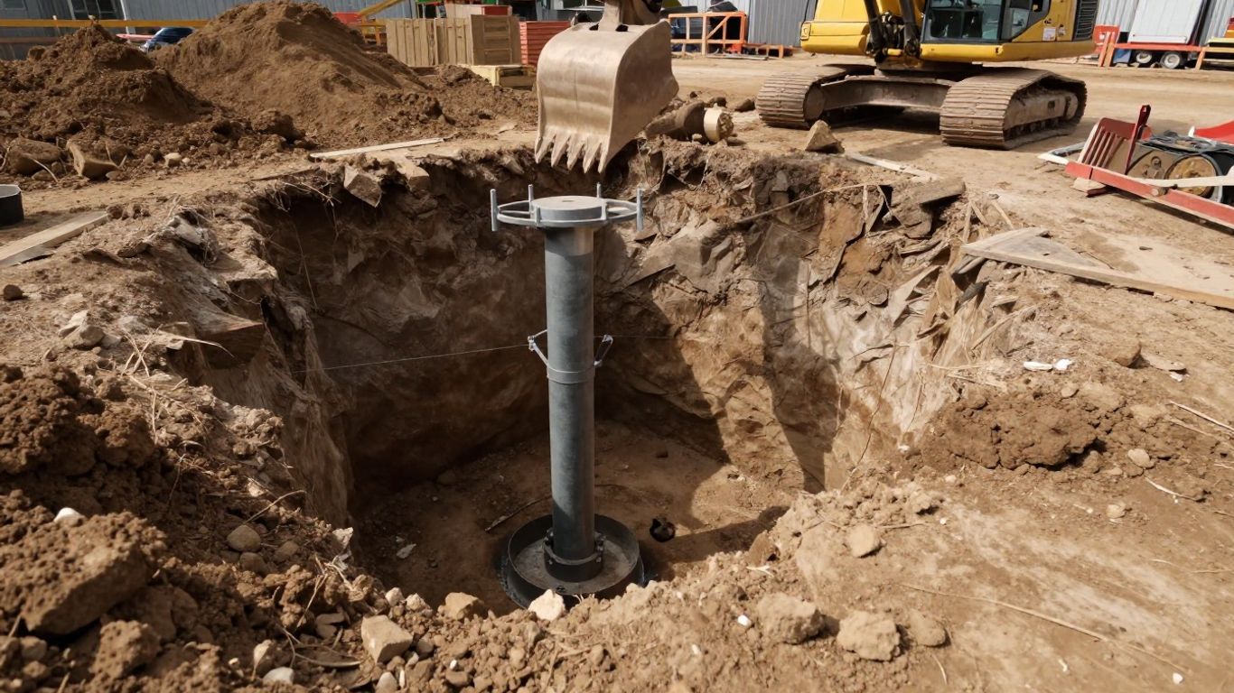 Terrassement pour puits canadien