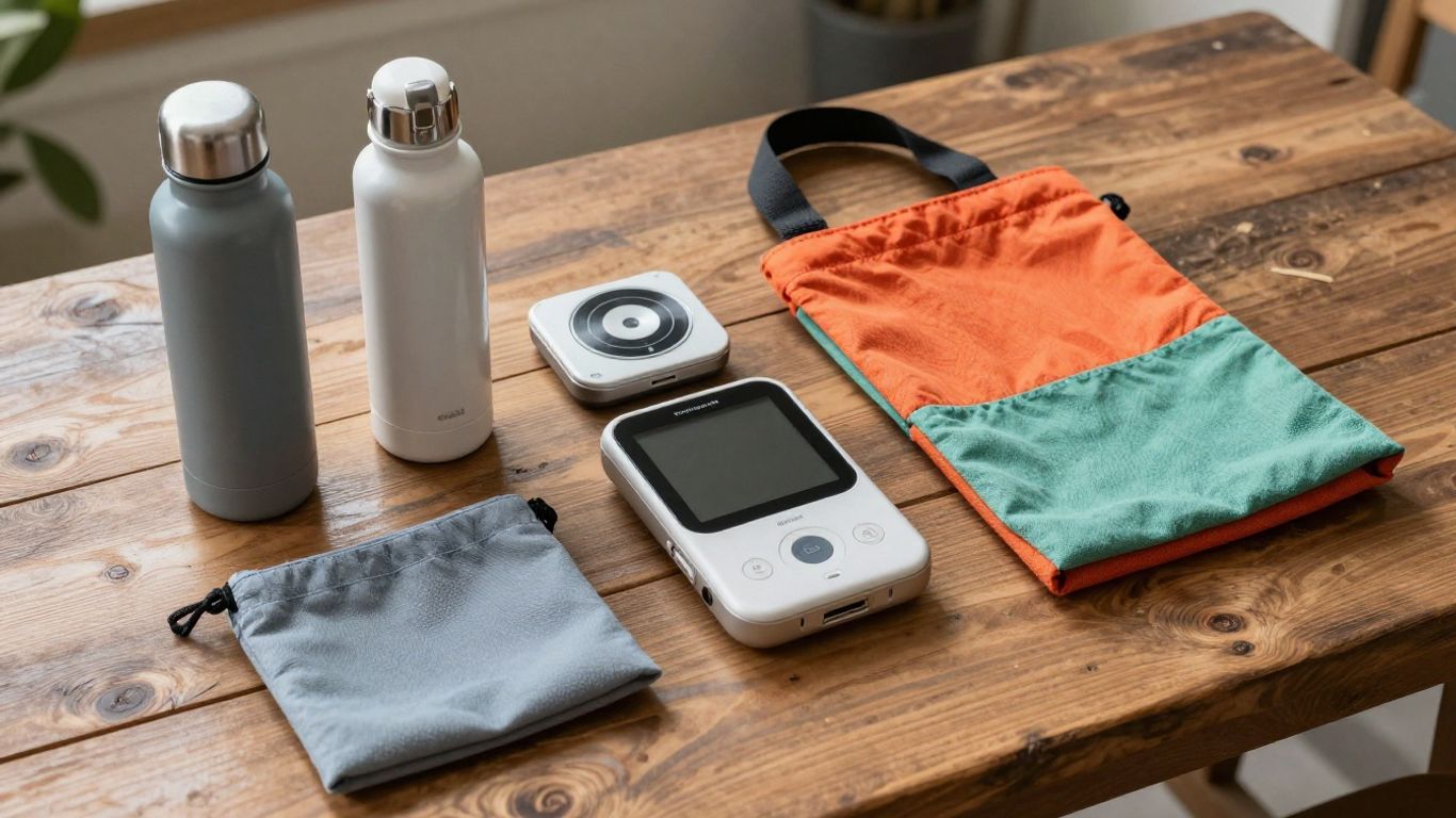 Selection of various consumer products
