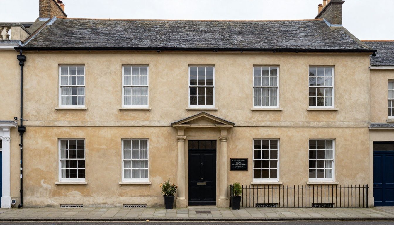 Traditional plasterwork in a Georgian Bristol townhouse