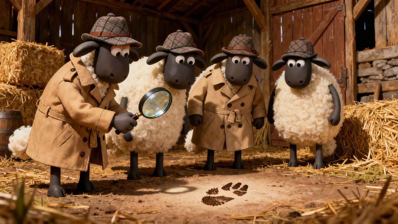 Flock of Sheep Turn Detectives in New Whodunnit 'The Sheep Detectives'