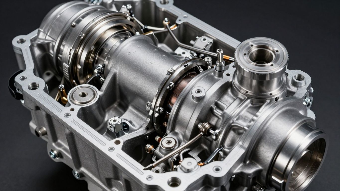 Subaru automatic transmission gearbox close-up