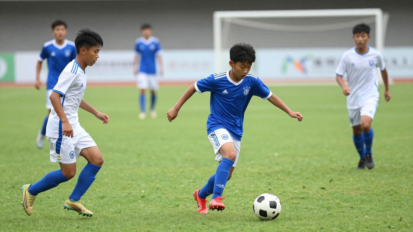 Dianella Soccer Club players in action on field
