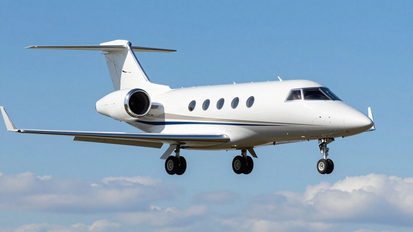 Nextant Aerospace business jet in flight