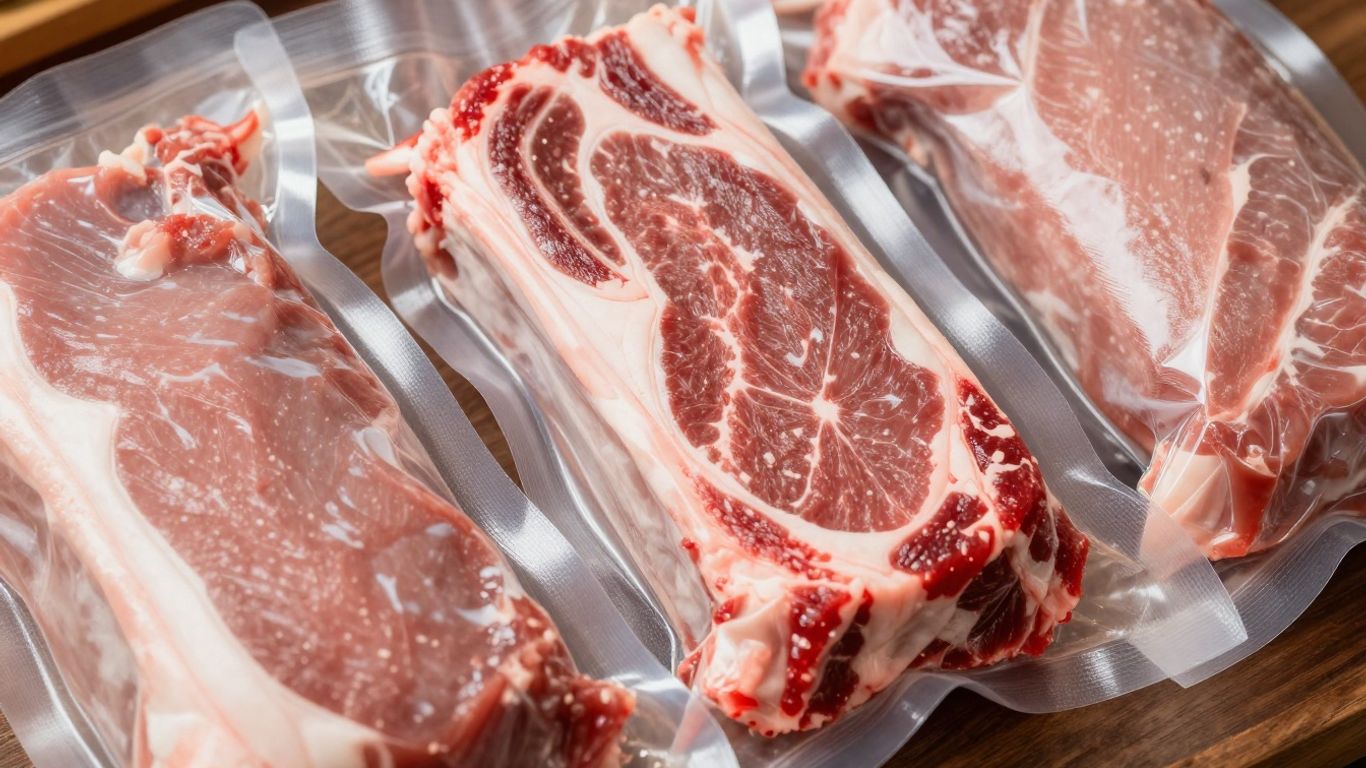 การซีลเนื้อวัวและเนื้อหมูเพื่อยืดอายุ