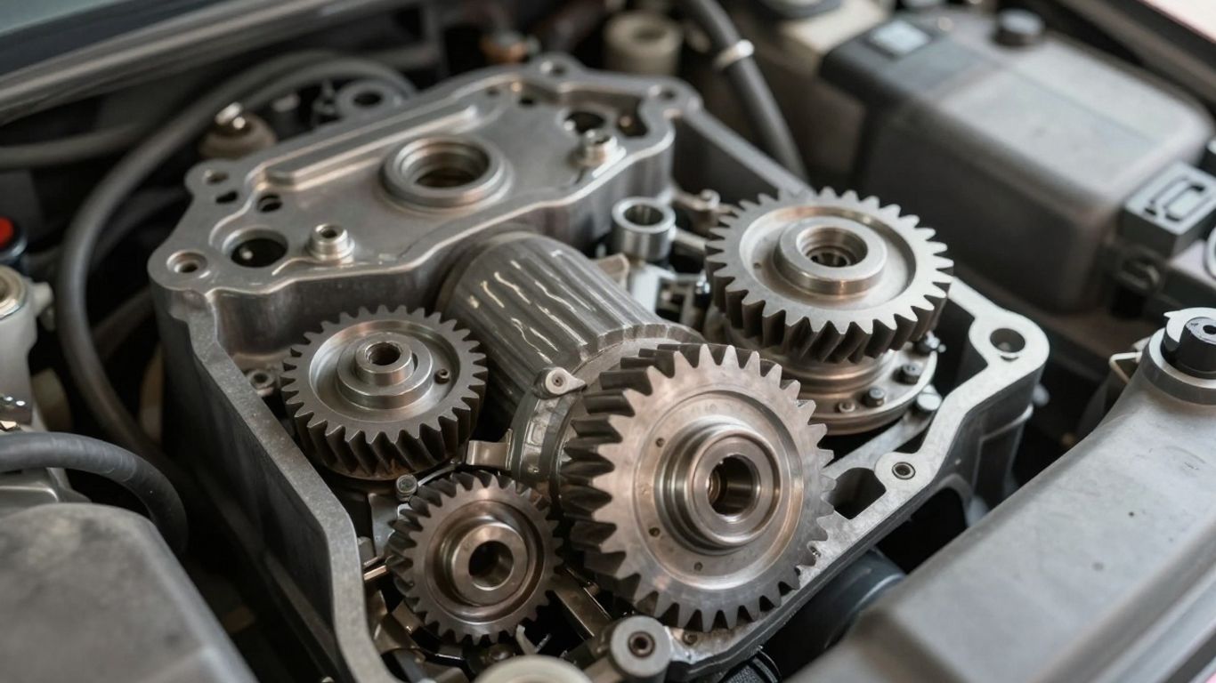 Chrysler 300C differential close-up