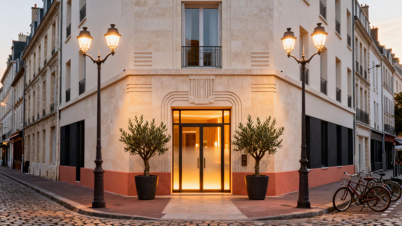 Hôtel moderne dans un quartier havrais