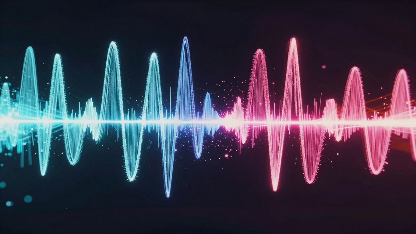 Sound wave merging with video stream