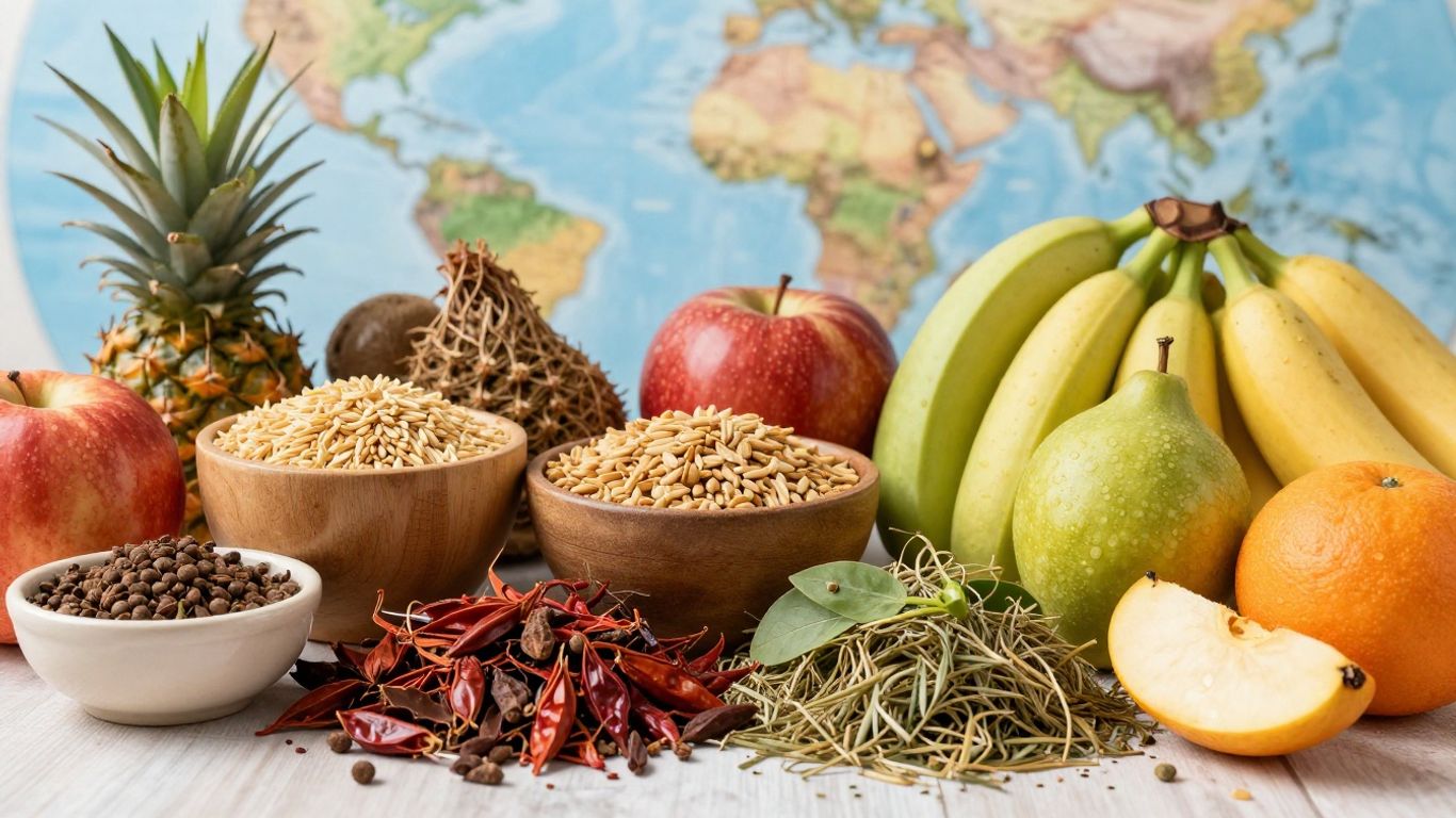 Indian agricultural commodities and global trade