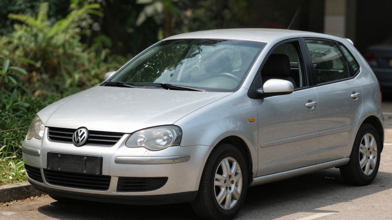 Silver Volkswagen Polo car in Geelong